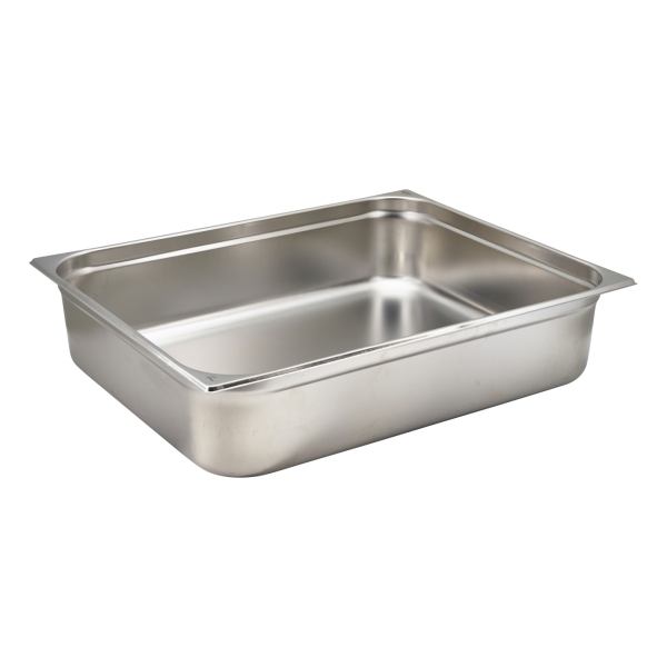 St/St Gastronorm Pan 2/1 - 150mm Deep - SKU: GN21-150
