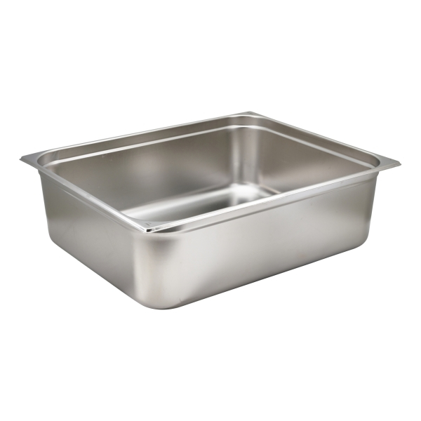 St/St Gastronorm Pan 2/1 - 200mm Deep - SKU: GN21-200