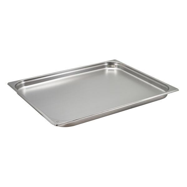 St/St Gastronorm Pan 2/1 - 40mm Deep - SKU: GN21-40