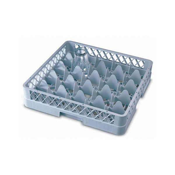Genware 25 Compartment Glass Rack - SKU: GR25