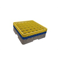 Genware 36 Comp Glass Rack With 2 Extenders - SKU: GR36-2