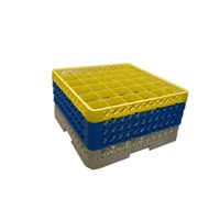 Genware 36 Comp Glass Rack With 4 Extenders - SKU: GR36-4
