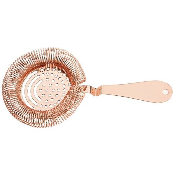 Copper Sprung Premium Julep Strainer - SKU: HAW5C