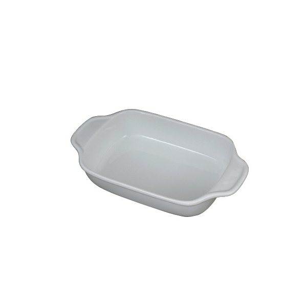 Genware Porcelain Individual Rectangular Dish 16 x 11cm/6.3 x 4.5" - SKU: IRD16-W