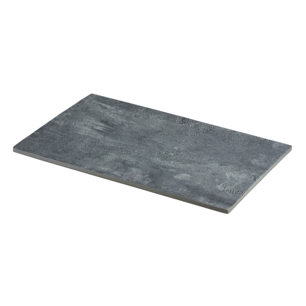 Concrete Effect Melamine Platter GN 1/4 - SKU: MEL14-CN