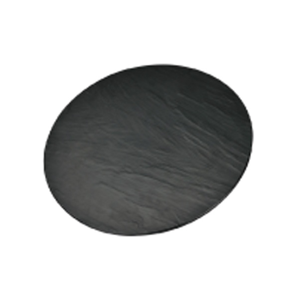 Slate/Granite Reversible Platter 33cm Round - SKU: MEL33-SLGR