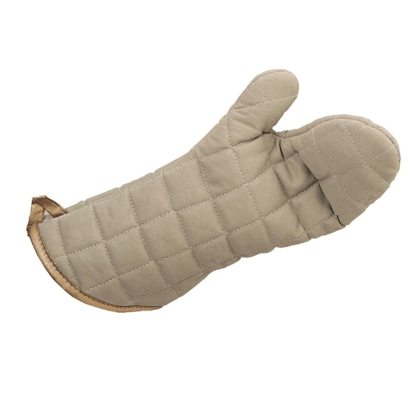 Flameguard Oven Mitt Tan 17" CE Marked (Pair) - SKU: MIT17