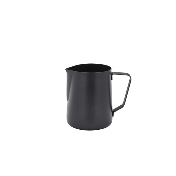 Non-Stick Black Milk Jug 600ml/20oz - SKU: MJ20BK