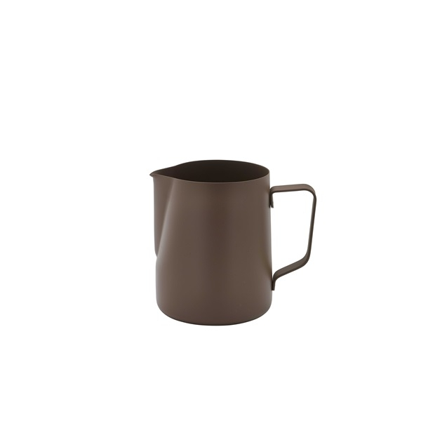 Non-Stick Brown Milk Jug 600ml/20oz - SKU: MJ20BR