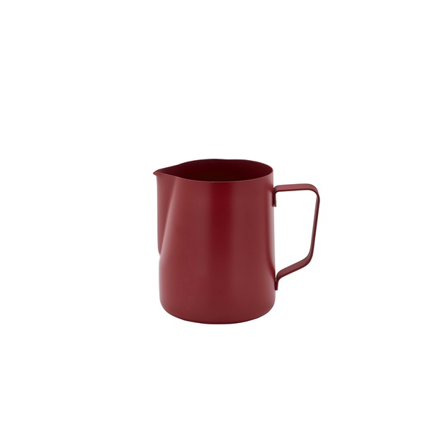 Non-Stick Red Milk Jug 600ml/20oz - SKU: MJ20R