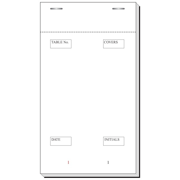 Order Pad 50 Sheet Dup Carbon 170X95mm Box 50 - SKU: PAD3