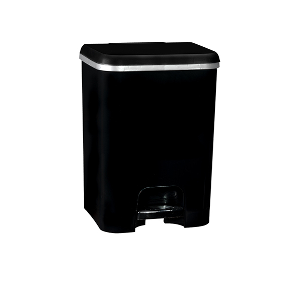 Black Polypropylene Pedal Bin 26L