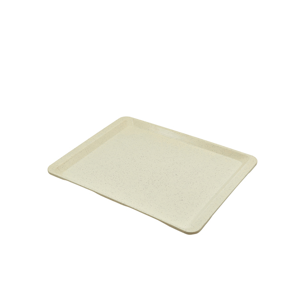 Polyester Tray Cream 42.5 x 32.5cm