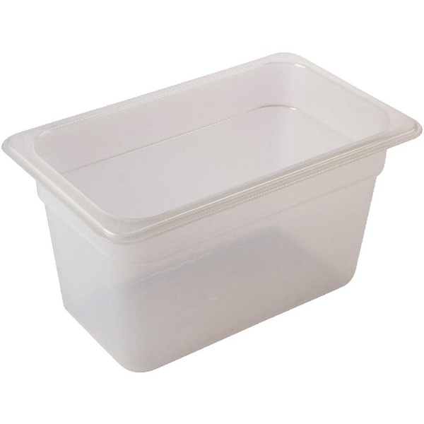 1/2 -Polypropylene GN Pan 200mm Clear - SKU: PP12-200