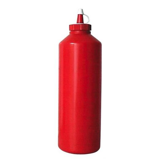Squeeze Sauce Bottle Large 35oz (Red Yellow & Brown) - SKU: 610055