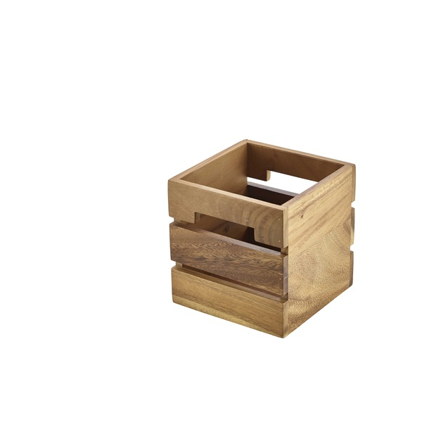 Acacia Wood Box/Riser 15x15x15cm - SKU: RSR-W1515