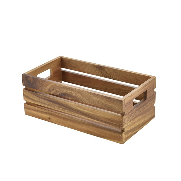 Acacia Wood Box/Riser GN 1/3 - SKU: RSR-W3218