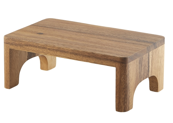Acacia Wood GN Buffet Riser GN 1/3 12cm (H) - SKU: RSR-WGN13