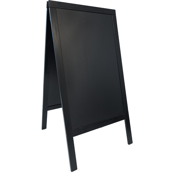 Sandwich A-Board 70X120cm Black - SKU: SBS-BL-120