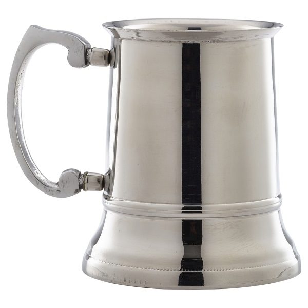 Stainless Steel Beer Tankard 45cl/15.75oz - SKU: SBT450