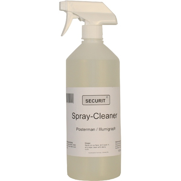 Cleaner In Spray Bottle 750ml - SKU: SECCLEAN-GR