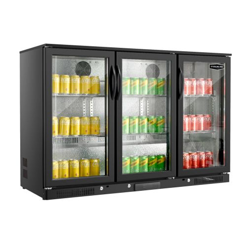 Sterling Pro Hinged Triple Door Bottle Cooler, 274 x 330ml Bottles