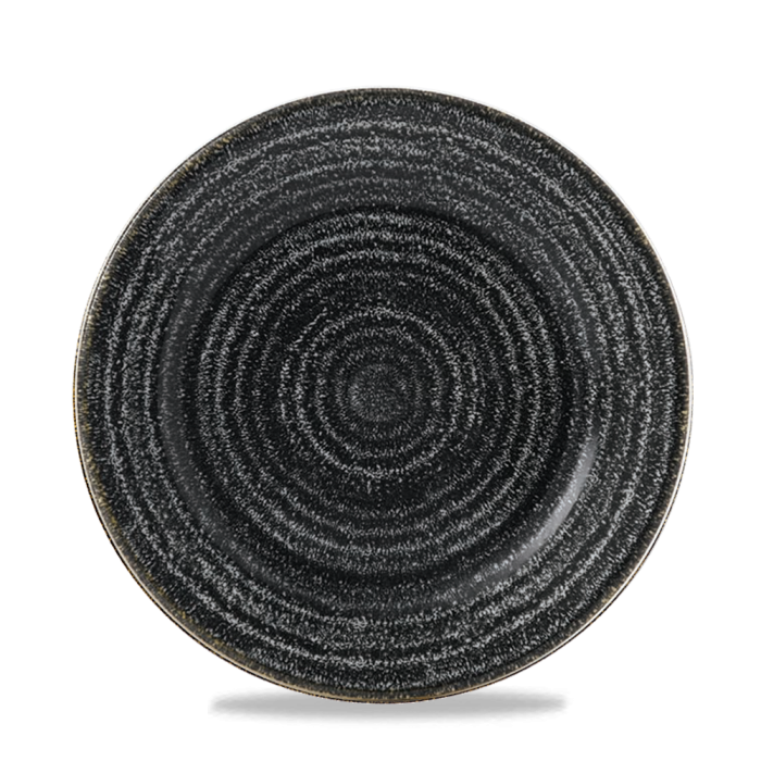 Studio Prints Charcoal Black Profile Plate 8 1/4" Box 12