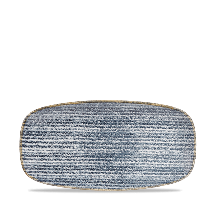 Studio Prints Slate Blue  Chefs Oblong Plate 11 3/4X6" Box 12