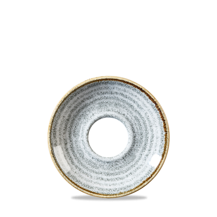 Studio Prints Stone Grey  Cappuccino Saucer 6.25" Box 12