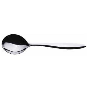 Genware Teardrop Soup Spoon 18/0 (Dozen) - SKU: SS-TD