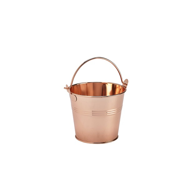 Stainless Steel Serving Bucket 10cm Dia Copper - SKU: SSB10C