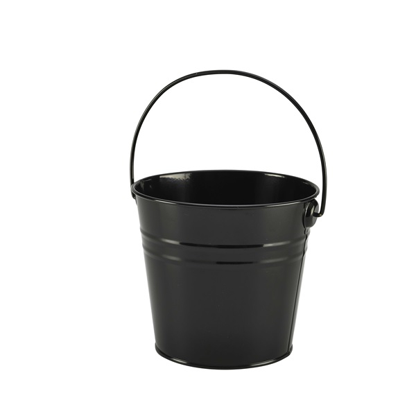 Stainless Steel Serving Bucket 16cm Dia Black - SKU: SSB16BK