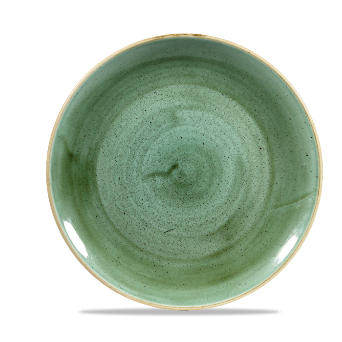Stonecast Samphire Green Evolve Coupe Plate 10.25" Box 12