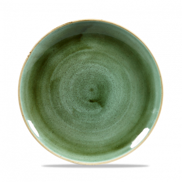 Stonecast Samphire Green Evolve Coupe Plate 11.25" Box 12