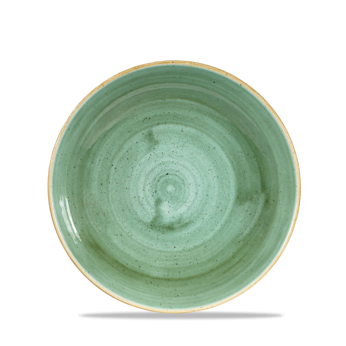 Stonecast Samphire Green Evolve Coupe Bowl 9.75" Box 12