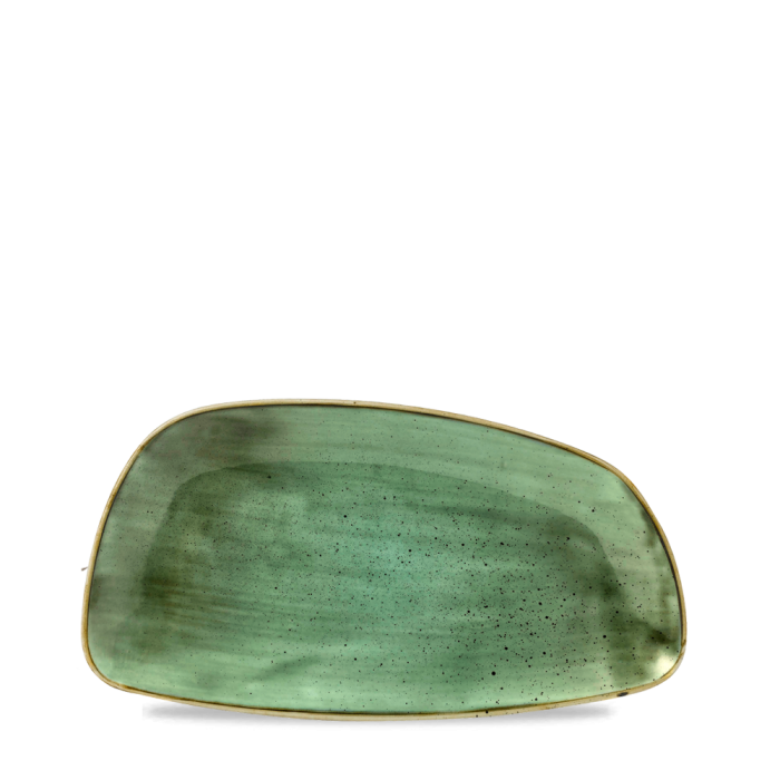 Stonecast Samphire Green  Chefs Geo Plate 11 3/4X6 1/8" Box 12