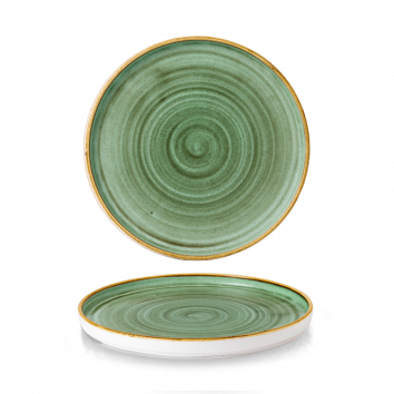 Stonecast Samphire Green  Walled Plate 10 2/8" Box 6