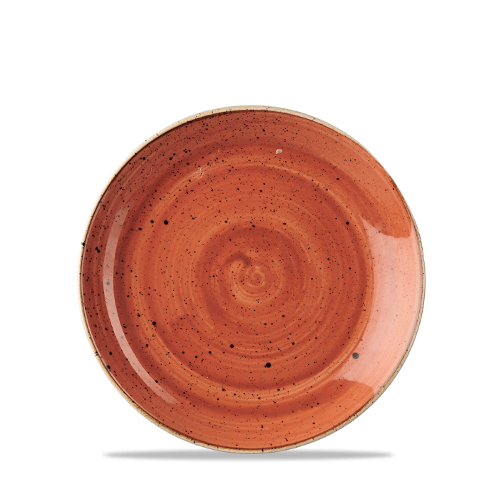 Stonecast Orange Evolve Coupe Plate 6.5" Box 12