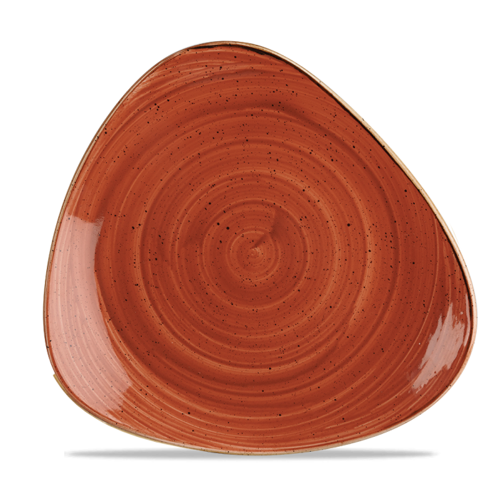 Stonecast Orange Lotus Plate 10" Box 12
