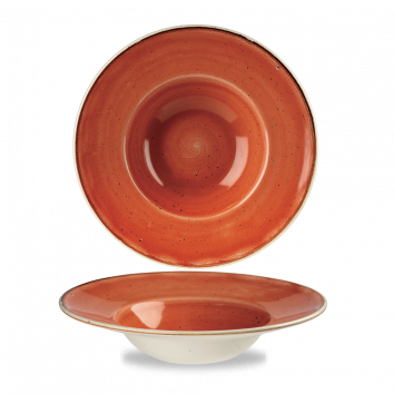 Stonecast Orange Profile Wide Rim Bowl Large 10.90" Box 12
