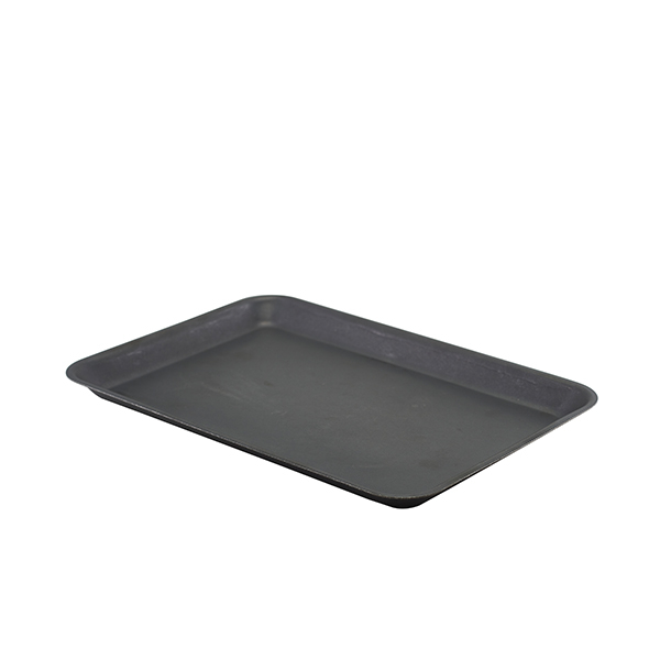 GenWare Black Vintage Steel Tray 31.5 x 21.5cm - SKU: SST3121BKV