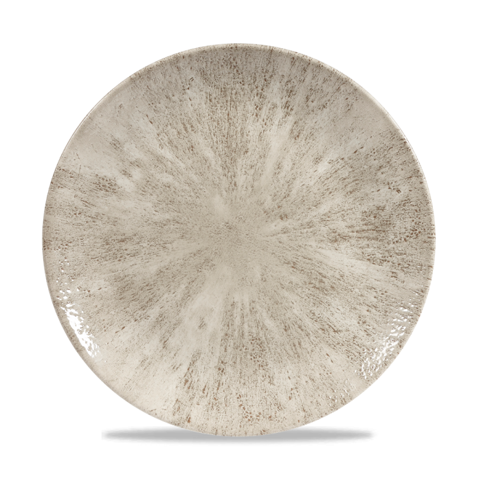 Stone Agate Grey Evolve Coupe Plate 10.25" Box 12