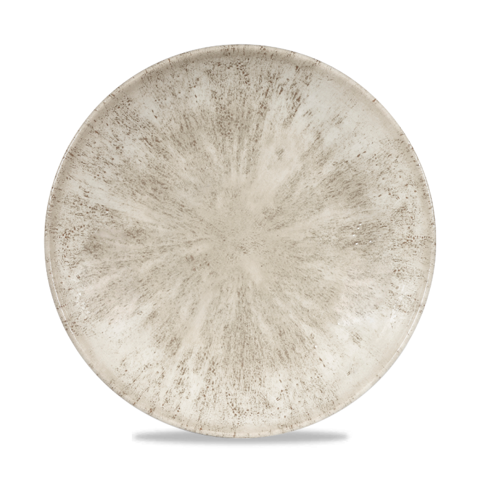 Stone Agate Grey Evolve Coupe Plate 8.67" Box 12