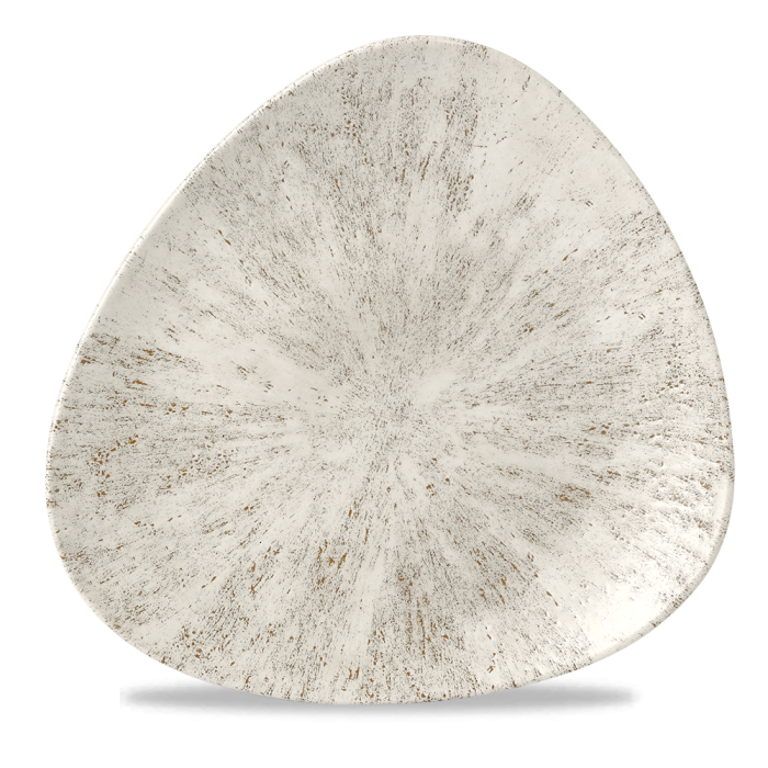 Stone Agate Grey Lotus Plate 10" Box 12
