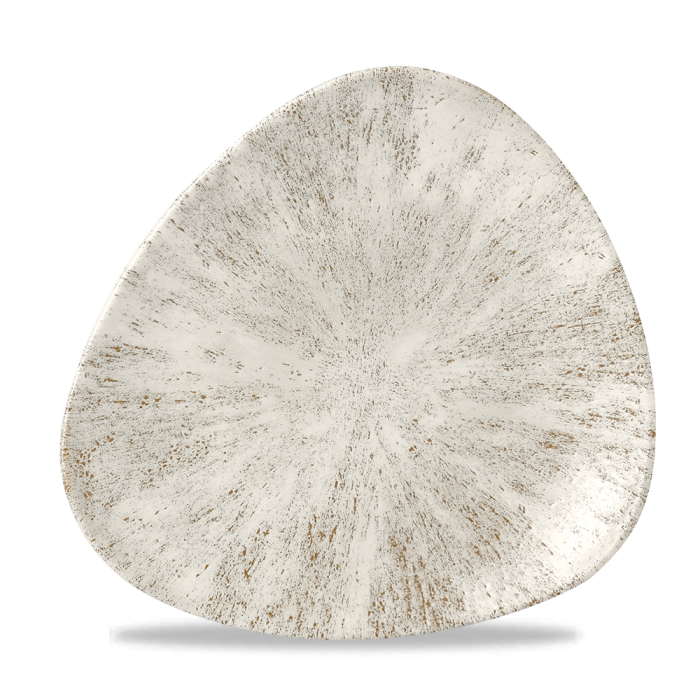 Stone Agate Grey Lotus Plate 9" Box 12