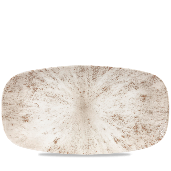 Stone Agate Grey  Chefs Oblong Plate 13 7/8X7 3/8" Box 6