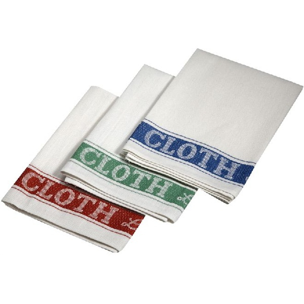 Linen Union Glass Cloth 51X76cm 5Pcs Mix Clrs - SKU: TW05