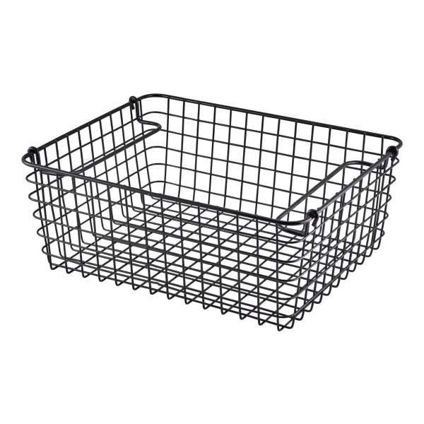Black Wire Display Basket GN1/2 - SKU: WBGN12BK