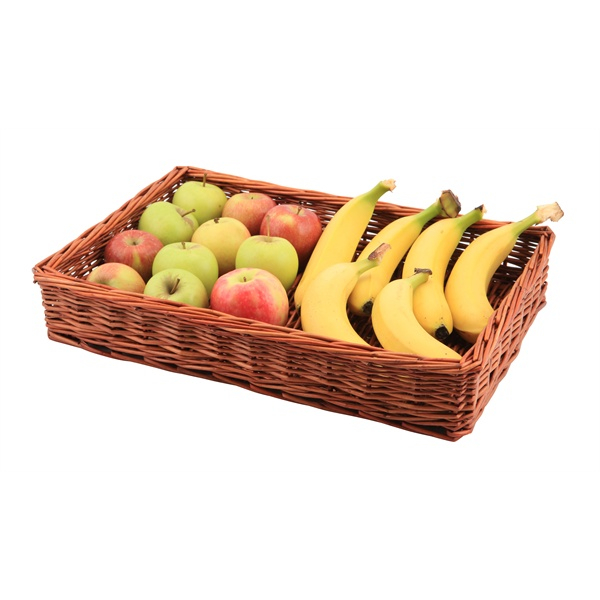 Wicker Display Basket 46X30X8cm - SKU: WDB-4630