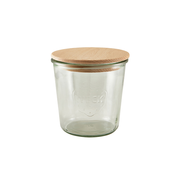 Weck Jar with Wooden Lid 58cl/20.4oz (Dia)